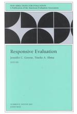 Responsive Evaluation (New Directions for Evaluation)