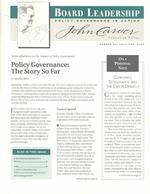 Board Leadership, No. 62, 2002 (Board Leadership Journal)