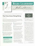 Board Leadership, No. 69, Sept - Oct, 2003 (J-b Bl Single Issue Board Leadership Journal) （PMPLT）