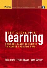 効率的教育訓練への指針<br>Efficiency in Learning : Evidence-based Guidelines to Manage Cognitive Load （HAR/CDR）