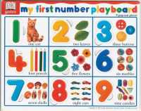 My First Number Playboard : 9 Pop-Out Pieces (Dk Games) （TOY）