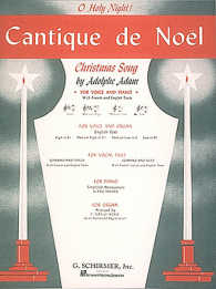 Cantique De Noel / O Holy Night : Low Voice B-flat and Piano
