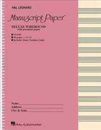 Manuscript Paper Deluxe Wirebound with Premium Paper : Pink （SPI）