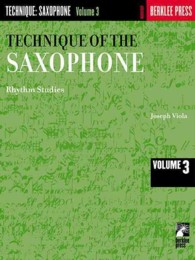 Technique of the Saxophone - Volume 3 : Rhythm Studies