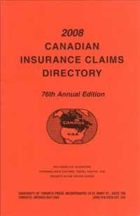 Canadian Insurance Claims Directory 2008 (Canadian Insurance Claims Directory) （76 Annual）