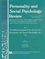 New and Current Directions in Justice Theorizing and Research : An Official Journal of the Society for Personality and Social Psychology, Inc. (Person 〈7〉