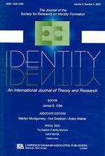 Identity : An International Journal of Theory and Research: the Question of Identity Structure 〈3〉 （Special）