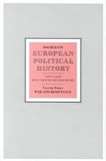 Sources in European Political History
