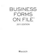 Business Forms on File, 2011 Update (Business Forms on File Update) （UNBND）