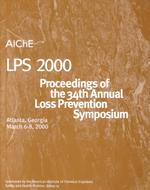 Lps 2000 : Proceedings of the 34th Annual Loss Prevention Symposium (Loss Prevention Symposium (Lps))
