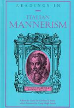 イタリア・マニエリスム読本<br>Readings in Italian Mannerism (American University Studies Series Xx, Fine Arts)