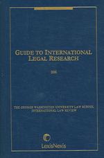 Guide to International Legal Research 2006