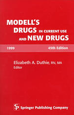 Modell's Drugs in Current Use and New Drugs, 1999 (Modell's Drugs in Current Use and New Drugs) （45）