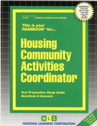 Housing Community Activities Coordinator