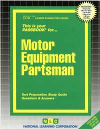 Motor Equipment Partsman : Passbooks Study Guide (Career Examination)
