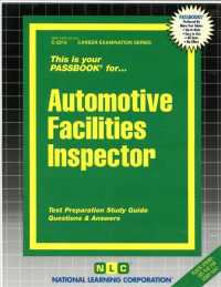 Automotive Facilities Inspector : Passbooks Study Guide (Career Examination)