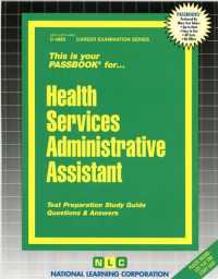 Health Services Administrative Assistant (Career Series (Natl Learning Corp))