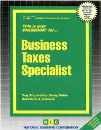 Business Taxes Specialist (Career Series (Natl Learning Corp))