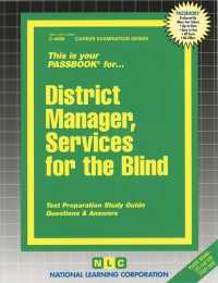 District Manager, Services for the Blind : Passbooks Study Guide (Career Examination)