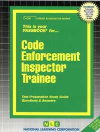 Code Enforcement Inspector Trainee (Passbooks Study Guide: Career Examination) （SPI STG）