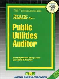 Public Utilities Auditor (Passbooks Study Guide: Career Examination) （SPI STG）