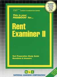 Rent Examiner (Passbooks Study Guide: Career Examination) 〈2〉 （SPI STG）