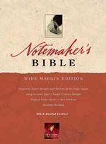 Notemaker's Bible : New Living Translation, Wide Margin, Black Bonded Leather