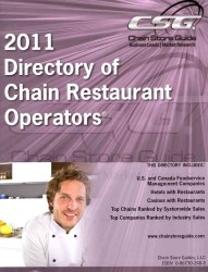 Directory of Chain Restaurant Operators 2011 (Directory of Chain Restaurant Operators) （Annual）