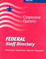 Federal Staff Directory, Fall 2003 : White House, Departments, Agenciea, Biographies (Federal Yellow Book. Fall)
