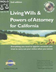 Living Wills and Powers of Attorney for California (Living Wills & Powers of Attorney for California) （2 PAP/CDR）
