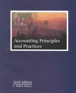 Accounting : Principles and Practices （6TH）
