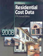 RSMeans Residential Cost Data 2008 (Means Residential Cost Data) （27 Annual）