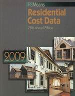 RSMeans Residential Cost Data 2009 (Means Residential Cost Data) （28TH）