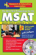Msat : The Best Test Preparation for the Multiple Subject Assessment for Teachers (Test Preps) （PAP/CDR）