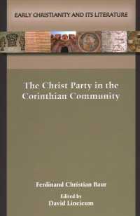 Christ Party in the Corinthian Community -- Hardback