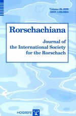 Rorschachiana : Journal of the International Society for the Rorschach (Rorshachiana) 〈29〉 （1ST）