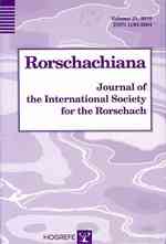 ロールシャッハ年鑑・第３１巻<br>Rorschachiana : Journal of the International Society for the Rorschach (Rorshachiana) 〈31〉 （1ST）