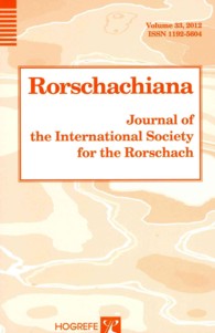 ロールシャッハ年鑑・第３３巻<br>Rorschachiana 2012 : Journel of the International Society for the Rorschach (Rorshachiana) 〈33〉 （MUL）