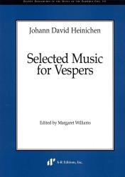 Selected Music for Vespers (Recent Researches in the Music of the Baroque Era)