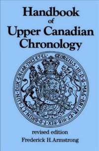 Handbook of Upper Canadian Chronology (Dundurn Canadian Historical Document Series) （REV SUB）