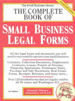 The Complete Book of Small Business Legal Forms (Complete Book of Small Business Legal Forms) （3 PAP/CDR）