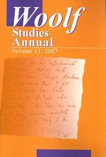 Woolf Studies Annual Volume 13 (Wsa") 〈13〉