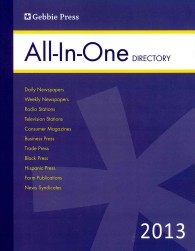 Gebbie Press All-In-One Directory 2013 (Gebbbie Press All-in-one Directory) （42）