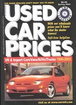 Vmr Standard Used Car Prices : Spring 2004