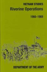 Vietnam Studies - Mobile Riverine Operations 1966-69