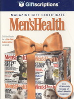 Men's Health : Magazine Gift Certificate (Giftscriptions) （BOX Gift）