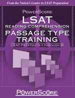 LSAT Reading Comprehension: Passage Type Training : LSAT PrepTests 1 through 20 (Powerscore Test Preparation)