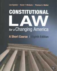 Bundle: Epstein， Constitutional Law for a Changing America 8e (Paperback) + Epstein， Constitutional Law for a Changing America Online Resource Center (Slim Pack)