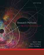 Research Methods in Psychology （9TH）