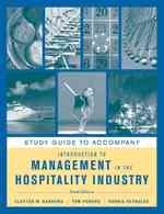 Introduction to Management in the Hospitality Industry （10 STG）